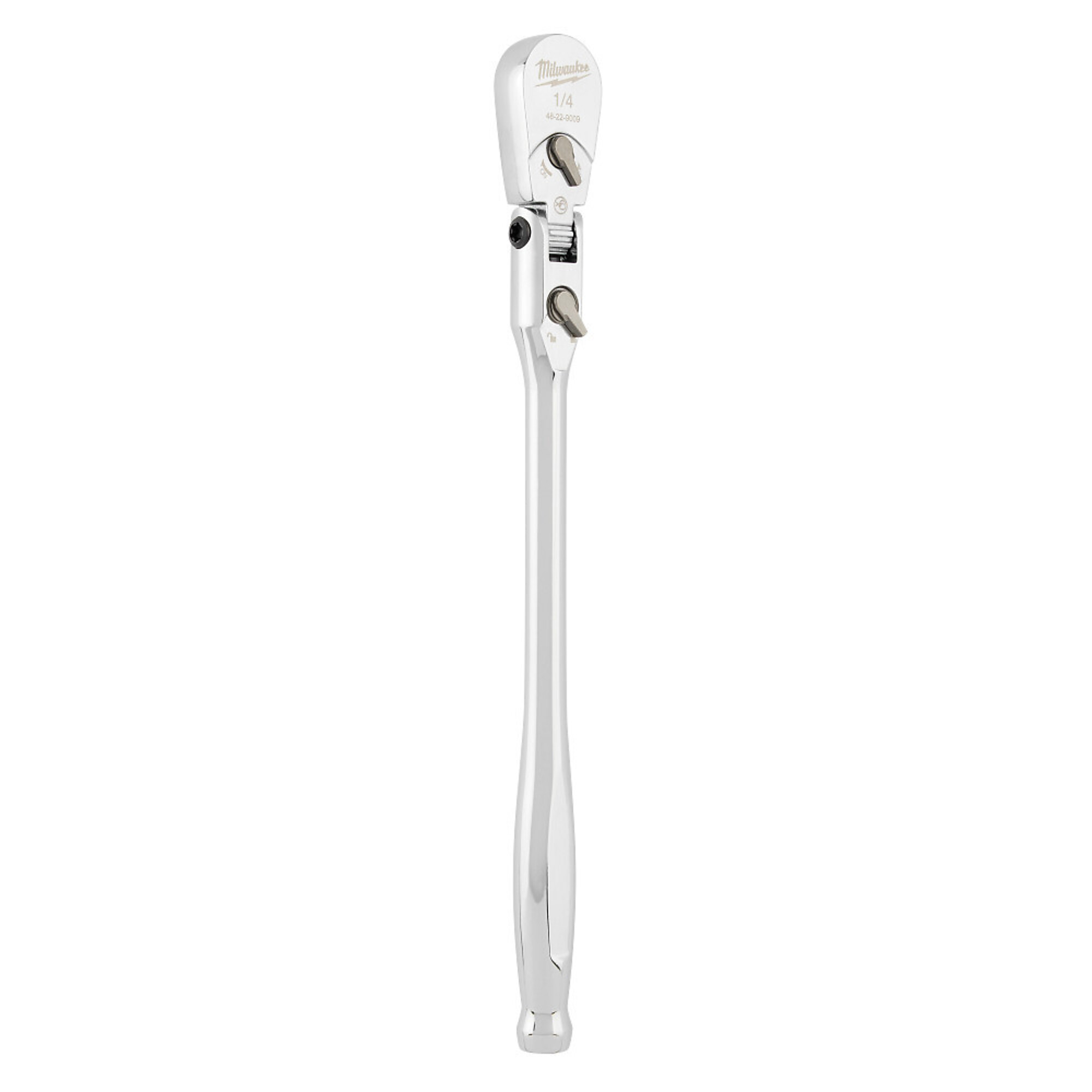 Milwaukee 9in. Flex Head Ratchet, 1/4in. Drive, Model# 48-22-9009
